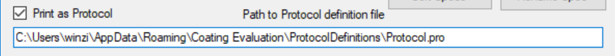 Path to protocol definition file